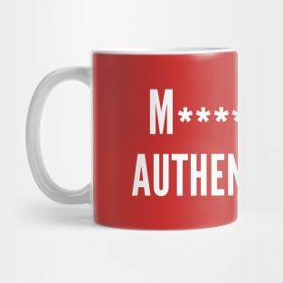 Multifactor Authentication White Text Mug